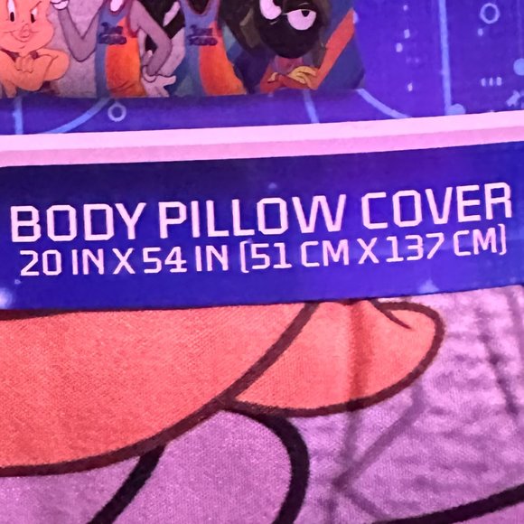 Space Jam Body Pillow Case New in Package - Full Body 20in X 54 IN - Loony tunes - Picture 5 of 5